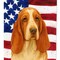 Edge Collections - 11.25" X 15.50" - Multicolor - Basset Hound Garden Flag - 1 Piece